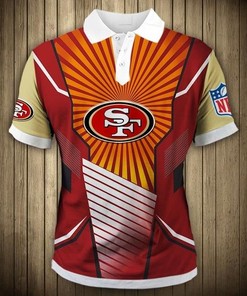 Bask In The Sun With San Francisco 49Ers Sunlight Casual Polo Shirt - Perfect Gift For Fans