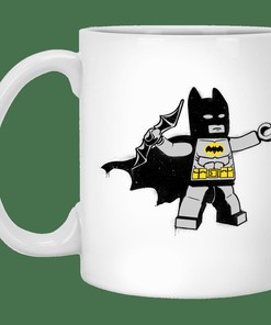 Batsy Lego Mug - Valentine's Day Coffee Mug with Inspirational Quotes and Mug Set