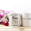 Be My Valentine Coffee Mug Set - Love You Mug, Funny Valentine's Day Gift for Her or Him