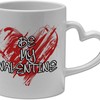 Be My Valentine Heart Handle Novelty Mug, Perfect Valentine Gift