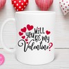 Be My Valentine Mug - Valentine Gift for Mom, Friend, and Coworker with Love and Cute Mugs and Personalised Gift Mug