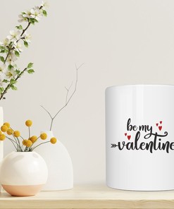 Be My Valentine Mug - Valentines Day Gift - Birthday Gift - Home Decoration - Valentine's Day Mug - Double Mug