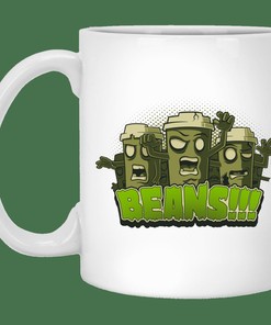 Beans Mug - Funny Gift Idea for Valentine's Day with Double Mug Set and Cute Mugs Set
