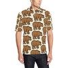 Bear Pattern Print Design Be05 Men'S Polo Shirt - Quirky And Unique For The Individualist.