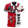 Beating Curve 3D All Over Print Polo Shirt- Tampa Bay Buccaneers Fan Gift