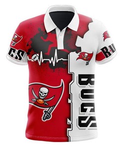 Beating Curve 3D All Over Print Polo Shirt- Tampa Bay Buccaneers Fan Gift