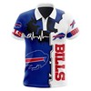 Beating Curve Buffalo Bills 3D Polo Shirt With Polo Collar