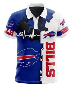 Beating Curve Buffalo Bills 3D Polo Shirt With Polo Collar