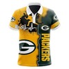 Beating The Curve With The Green Bay Packers 3D Polo Shirt - A Bold Choice For Fans