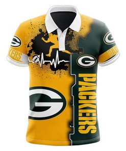 Beating The Curve With The Green Bay Packers 3D Polo Shirt - A Bold Choice For Fans