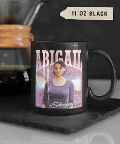 Beautiful Abby Shapiro Homage Mug | Big Goth GF Meme Coffee Mug | Classical Retro 90's Vintage Mug