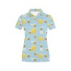 Bee Cute Women'S Polo Shirt With Print Design - A Cute And Personalized Polo Shirt For Women.