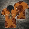 Bee Keeper 3D All Over Printed Polo - An Ideal Gift Option For Bee Lovers.