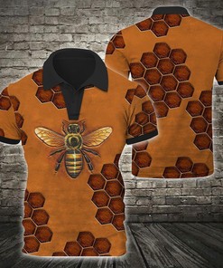 Bee Keeper 3D All Over Printed Polo - An Ideal Gift Option For Bee Lovers.