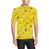 Bee Pattern Print Design Women'S Polo Shirt - A Perfect Polo Shirt Option For Women Who Admire Bees.