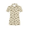 Bee Pattern Print Design Women'S Polo Shirt - A Stylish And Beautiful Polo Shirt For Women Who Love Bees.