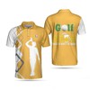 Beer And Golf 3D All Over Printed Unisex Polo Shirt - An Ideal Polo Shirt Gift For Beer And Golf Enthusiasts.