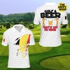 Belgium Golf Polo Shirt - A Stylish And Unique Polo Shirt Design For Belgians Who Love Golf.