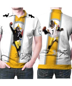Ben Roethlisberger 7 Signed Polo Shirt - Perfect Gift For Pittsburgh Steelers Fans