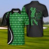 Best Dad By Par Golf Player Polo Shirt - A Perfect Polo Shirt Gift For Golf-Loving Dads.
