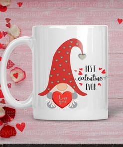 Best Valentine Ever Add Your Own Text Mug, Perfect Valentines Day Gift Idea, Instant Digital Design Template