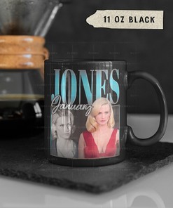 Betty Draper and Don Draper Fans Homage Coffee Mug: January Jones Retro Mug with American Wedding and Peggy Olson Quotes