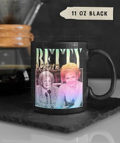 Betty White The Golden Girls | Classic TV Show RETRO Mug Ideas | Vintage Betty White Coffee Mug