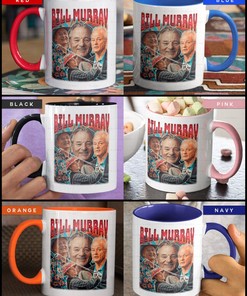 Bill Murray Homage Coffee Mug, William James Murray Mug, Retro 90s Parody Mug, Fan Mug, Movie Quote Mug
