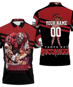 Black Betty Boop 3D All Over Print Polo Shirt- Tampa Bay Buccaneers Fan Gift