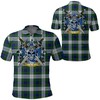 Blackwatch Dress Tartan Polo Shirt - Scottish Warrior Clothing For Golfers