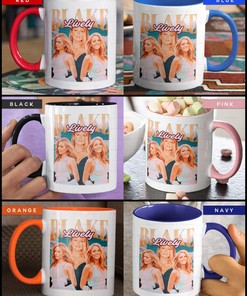 Blake Lively Vintage Coffee Mug, Homage Cup with Quotes, Fan Mug, 90s Sweater Retro Mug, Milk Coffee Mug