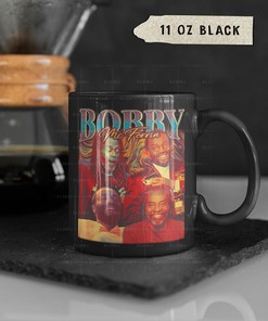 Bobby McFerriin Gift Mug, American Folk and Jazz Artist Vocalist Coffee Mug, Retro Music Cup, Black Mug, Movie Mug Ideas
