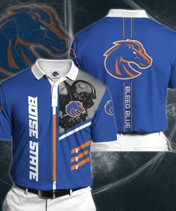 Boise State Broncos American Football Ncaaf 3D Printed Polo Shirt - Perfect Gift For Fans Of Boise State Broncos