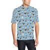 Bold And Fashionable: Beagle Pattern Print Design 03 Men'S Polo Shirt With Personalized Print