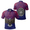 Bold And Proud American Samoa Polynesian Coat Of Arms Polo Shirt