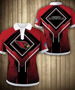 Bold And Striking Arizona Cardinals Square Lattice Polo Shirt