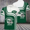 Bold Flame 3D Polo Shirt For New York Jets Fans - Bold And Edgy
