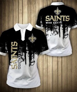Bold Look - 3D All Over Print New Orleans Saints Polo Shirt