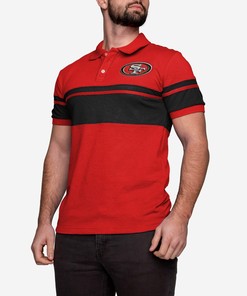 Bold Style For Bold Fans With San Francisco 49Ers Cotton Stripe Polo Shirt - Perfect Gift For Fans