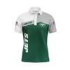 Bold Zigzag 3D Polo Shirt For New York Jets Fans - Bold Design