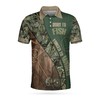 Born To Fish 3D All Over Printed Polo Shirt - Great Gift For Fishing Fans