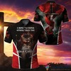 Bow To None Other Than The Lord Jesus Christ Cross Polo Shirt - Bold Christian Statement