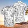 Bowling Icon White Polo Shirt - Ideal For Bowling Fans