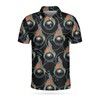 Bowling On Fire Vintage Polo Shirt - Add Some Edge To Your Game