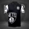 Brooklyn Nets 3D Polo Shirt - Ideal For Fans Of The Nba Team