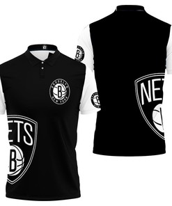 Brooklyn Nets 3D Polo Shirt - Perfect For Fans Of The Nba Team