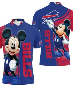 Buffalo Bills 3D Jersey Polo Shirt For Nfl Fans