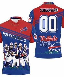 Buffalo Bills Afc East Division Champs All-Over Print Polo Collar Shirt