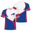 Buffalo Bills Camo Pattern Button Up All-Over Print Polo Collar Shirt