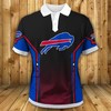 Buffalo Bills Casual All-Over Print Polo Collar Shirt With Personalized Design